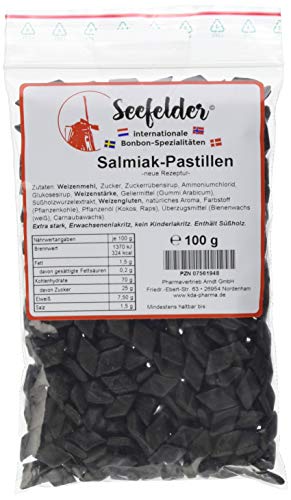 KDA Seefelder Salmiak Pastillen, 100 g von KDA