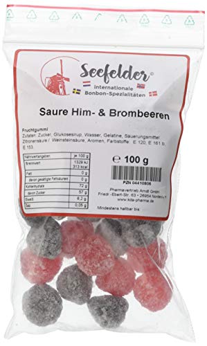 KDA Seefelder Spezialitäten Saure Him- und Brombeeren, 100 g von KDA