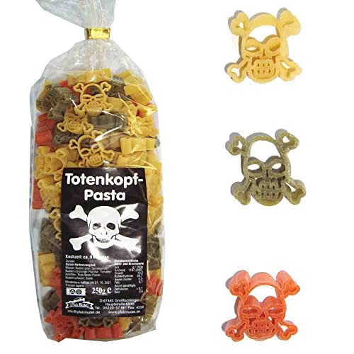 Firlefantastisch Totenkopf-Nudeln bunt 250g aus Harteizengrieß Firlefantastisch Totenkopf-Nudeln bunt 250g aus Harteizengrieß von KDJMDL