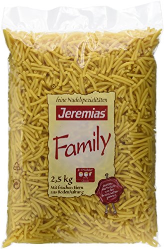 Jeremias Makkronelli, Family Frischei-Nudeln, 1er Pack (1 x 2.5 kg Beutel) von KDJMDL
