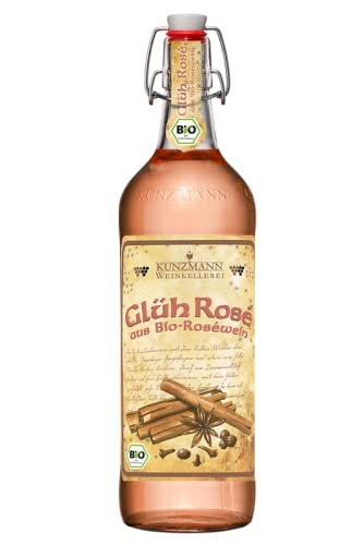 Kunzmann Bio Glüh Rosé Glühwein (1 x 1,0l) Flasche - ein fruchtig heißer Genuß für die Winterzeit! von KDJMDL