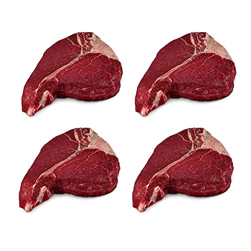 KAUF DEIN STEAK 4x Porthouse-Steak (DRY AGED am Knochen gereift) + Steakpfeffer, ca. 3 kg Fleisch, perfekte Steaks grillen, Grillfleisch von KDS