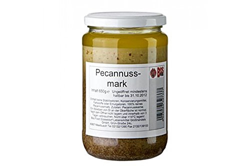 BOS FOOD Pecannuss-Mark, 100% Mark ohne Zusatzstoffe, 650g von KEIN LIEFERANT