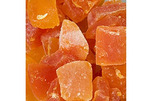 Papaya-Chunks, große Stücke, getrocknet, gezuckert, geschwefelt, 1 kg von KEIN LIEFERANT