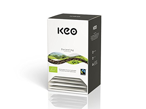 Keo Tee - DARJEELING FIRST FLUSH - Bio & Fairtrade 20 Pyramidenbeutel DE-ÖKO-006 von KEO TEE