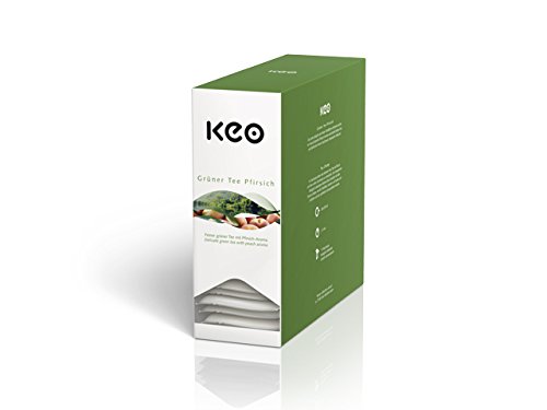 Keo Tee - GRÜNER TEE PFIRSICH - 15 Teachamps im Aromakuvert von Poiget