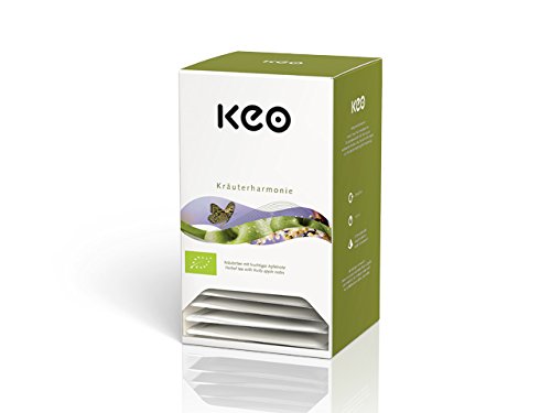 Keo Tee - KRÄUTERHARMONIE BIO - Pyramidenbeutel 20x2,0g DE-ÖKO-006 von KEO TEE