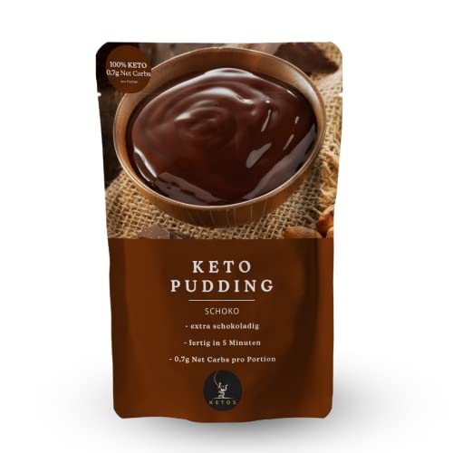 Keto Pudding Großpackung Schoko🍫 Zuckerfrei | Für Low Carb & Keto Ernährung Diät | Ohne Zucker von KETOS