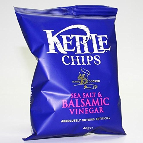 KETTLE® Chips Sea Salt & Balsamic Vinegar 40g (Packung 18) von Kettle Chips