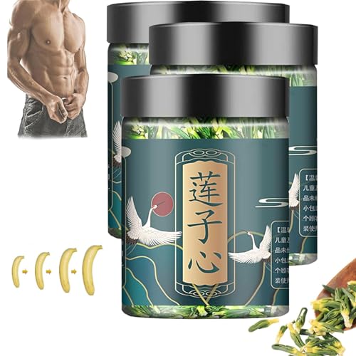 Lotus Samen Kern Tee für Männer,Getrocknete Lotus Samen Kern Tee,Men's Conditioning Tea, Leber und Nierenpflege Tee,Men's Essentials Pure Chinese Herbal Tea. (3pcs) von KEVGNRO