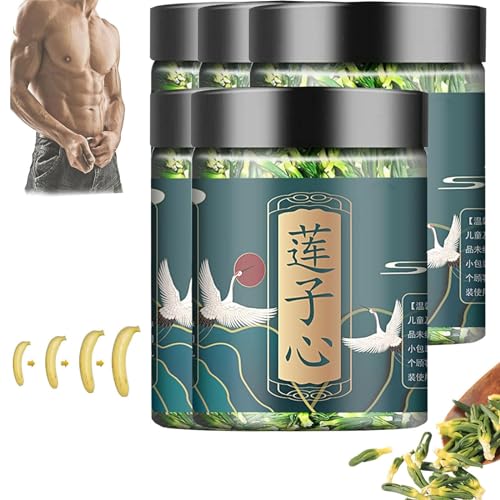 Lotus Samen Kern Tee für Männer,Getrocknete Lotus Samen Kern Tee,Men's Conditioning Tea, Leber und Nierenpflege Tee,Men's Essentials Pure Chinese Herbal Tea. (5pcs) von KEVGNRO