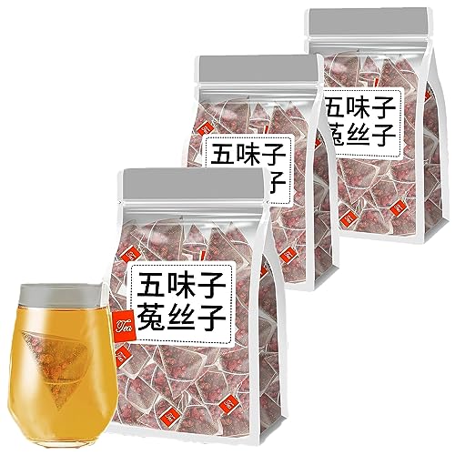 Men’s Essentials Five Flavors Goji Berry Tea, 20/40/60pcs Five-Flavor Goji Berries Nourishing Tea, Chinese Herbal Wolfberry Tea (60pcs-3bags) von KEVGNRO