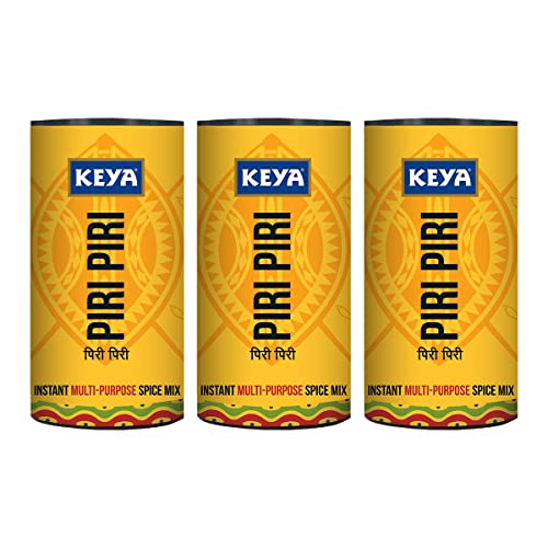 Keya Piri Piri - Instant Seasoning Mix Original Flavour 3 Way Sprinkler Cap (Pack of 3) 240 Grams. von KEYA