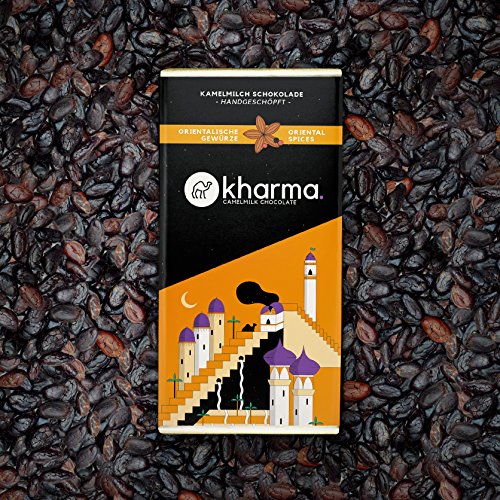 2 Tafeln Kharma Kamelmilchschokolade Orientalische Gewürze aus österreichischem Meister-Manufakturbetrieb 2 Tafeln Kharma Kamelmilchschokolade Orientalische Gewürze aus österreichischem Meister-Manufakturbetrieb von KHARMA