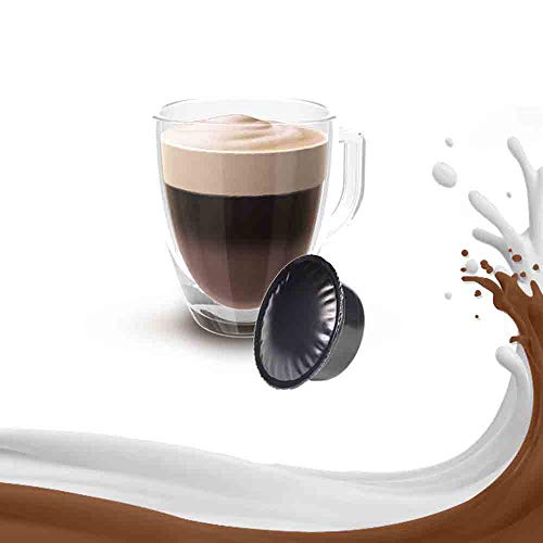 10 Kapseln Lavazza A Modo Mio Kaffee Kompatibel Mocaccino - Made in Italy - Kickkick Kaffee von KICKKICK