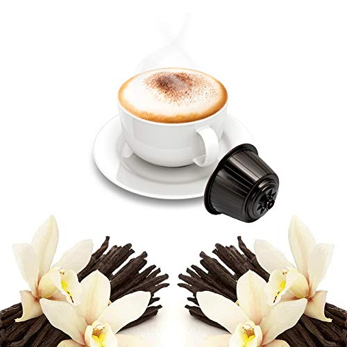 16 Kapseln Nescafé Dolce Gusto Kaffee Kompatibel Vanille Cappuccino - Kickkick Kaffee von KICKKICK