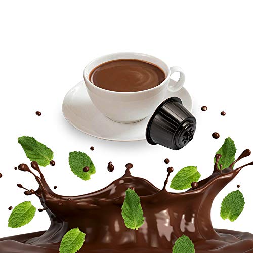 32 Kapseln Nescafé Dolce Gusto Kaffee Kompatibel After Eight Schokolade und Minze - Made in Italy - Kickkick Kaffee von KICKKICK