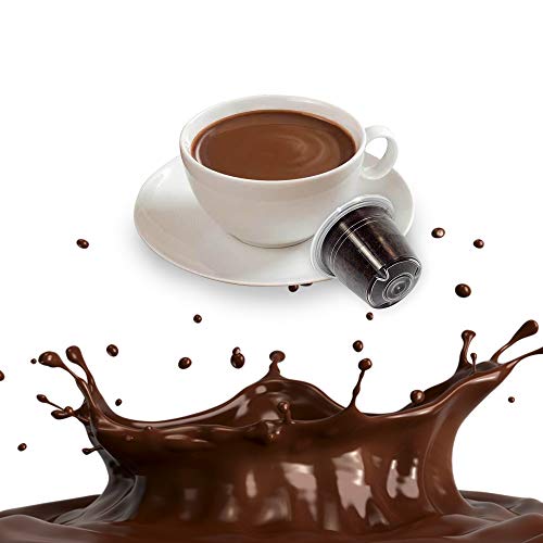 50 KICKKICK Nespresso Kompatible Kapseln Kakao MADE IN ITALY Heiße Schokolade Kapseln für Nespresso Maschine von KICKKICK