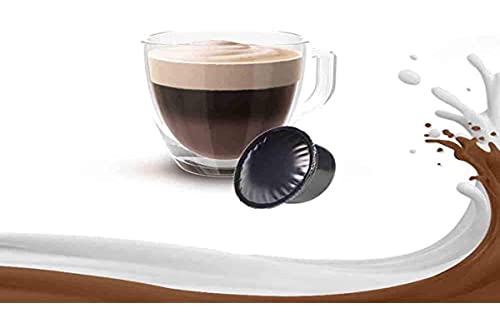50 Kapseln Lavazza* A Modo Mio Kaffee Kompatibel Mocaccino - Kickkick von KICKKICK