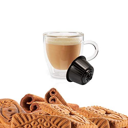 KICKKICK® 16 Kapseln Speculoos Cappuccino Keks und Zimt - Kapseln Kompatibel mit Nescafé Dolce Gusto von KICKKICK