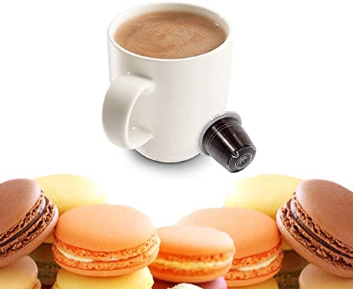 KICKKICK 50 Mandel Makronen Kaffeekapseln Kompatible Nespresso Made IN Italy Löslicher Aromatisierter Kaffee für Nespresso Kaffeekapselmaschine Mandelgeschmack von KICKKICK
