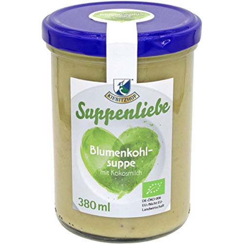 Kiebitzhof Blumenkohlsuppe mit Kokosmilch (380 ml) - Bio von KIEBITZHOF