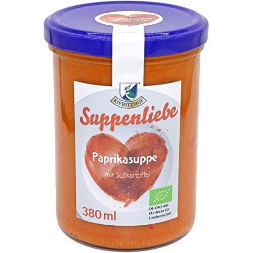 Kiebitzhof Paprikasuppe mit Süßkartoffeln (380 ml) - Bio von KIEBITZHOF