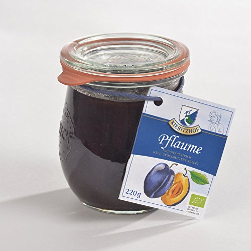 Kiebitzhof Pflaumenmus, 3er Pack (3 x 220 g) von Kiebitzhof