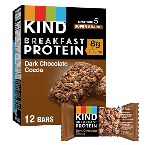 KIND Breakfast Protein, Dark Chocolate Cocoa, 6 Stück KIND Breakfast Protein, Dark Chocolate Cocoa, 6 Stück von KIND