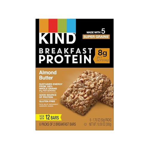 KIND Frühstücksprotein, Mandelbutter, 6 Stück KIND Frühstücksprotein, Mandelbutter, 6 Stück von KIND
