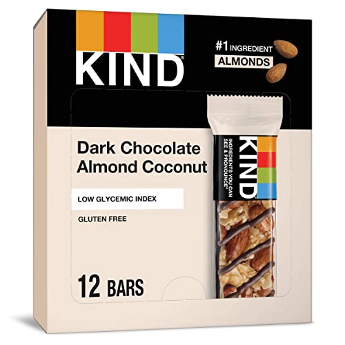 KIND Riegel, Dark Chocolate Almond Coconut, Gluten Free, 12 Riegel, je 40g von KIND