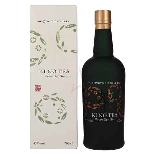 KINOBI Kyoto Dry Gin KI NO TEA Japan 0,7 Liter in Geschenkpackung von KINOBI