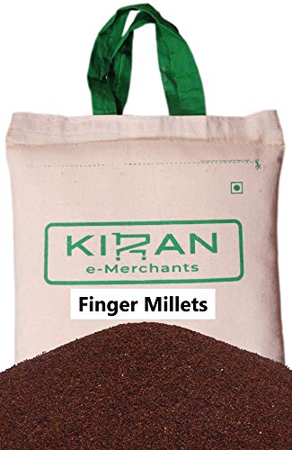 Kiran's Finger Millets, Goshudh Fingerhirse (Geschält & Sortex gereinigt) Eco-friendly pack, 10 lb (4.54 KG) von KIRAN