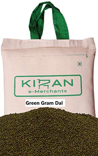 Kiran's Green Gram Dal (Rounds), (Mungbohnen) Eco-friendly pack, 10 lb (4.54 KG) von KIRAN