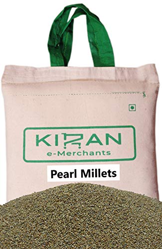 Kiran's Pearl Millets, Perlhirse (Geschält & Sortex gereinigt) Eco-friendly pack, 10 lb (4.54 KG) von KIRAN