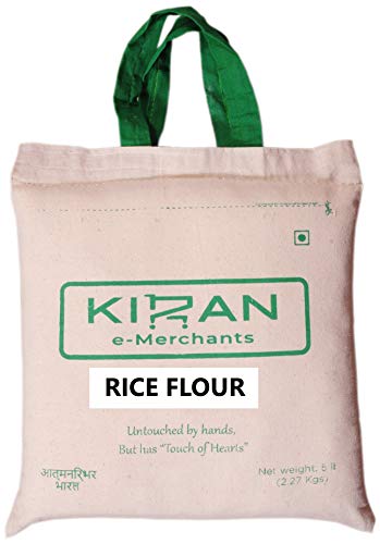 Kiran's Rice Flour /Powder, Reismehl Eco-friendly pack, 5 lb (2.27 KG) von KIRAN