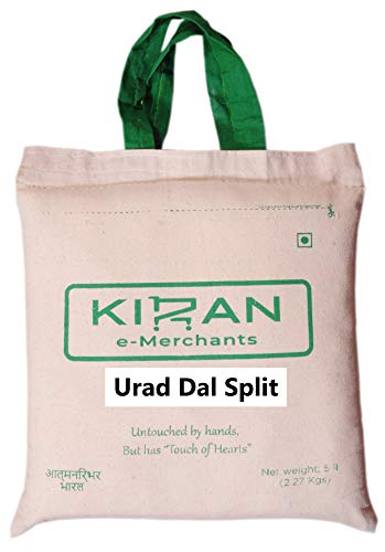 Kiran's Urad Dal (Split), Eco-friendly pack, 5 lb (2.27 KG) von KIRAN