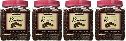 KIRKLAND SIGNATURE ScYaSa Milk Chocolate, Raisins, 54 Ounce (4 Pack) von KIRKLAND SIGNATURE