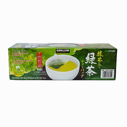Kirkland Signature Ito En Matcha Blend (Green Tea), 100% Japanese Green Tea Leaves, 100 Tea Bags von KIRKLAND