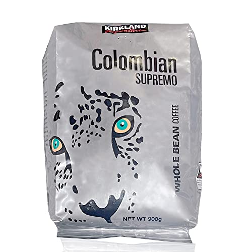 Kirkland Signature Kolumbianischer Supremo Ganze Bohne Kaffee, 907g Kirkland Signature Kolumbianischer Supremo Ganze Bohne Kaffee, 907g von KIRKLAND SIGNATURE