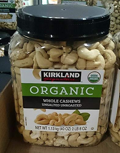 Kirkland Signature Organische ganze Cashews, ungesalzt, ungeröstet, (Familienpaket) von KIRKLAND SIGNATURE