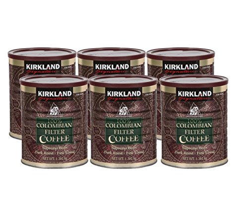 Kirkland Signature 100% kolumbianischer gemahlener Filterkaffee, 1,362 kg von KIRKLAND