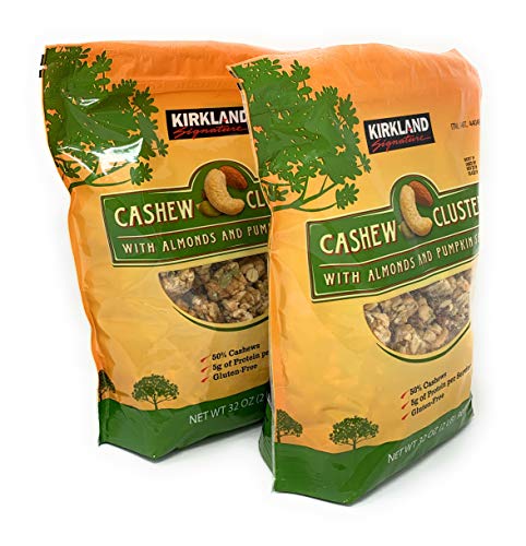 Kirkland Signature Cashew Clusters with Almonds and Pumpkin Seeds: 2 Bags of 32 Oz Kirkland Signature Cashew Clusters with Almonds and Pumpkin Seeds: 2 Bags of 32 Oz von KIRKLAND