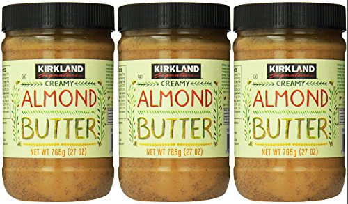 Kirkland Signature Cremige Mandelbutter, 765 ml, 3 Gläser von KIRKLAND