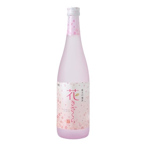 Kizakura "Hana Kizakura" – Leichter, süßer Junmai Ginjo Sake – Original japanischer Sake – 12 % Alkoholgehalt – 1 x 720 ml von KIZAKURA