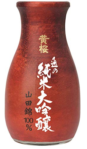 Kizakura "Tsu no Junmai Daiginjo" – exquisiter Premium Sake aus 100 % aus Yamadinishiki Reis – Original japanischer Sake – 15 % Alkoholgehalt – 1 x 180 ml von KIZAKURA