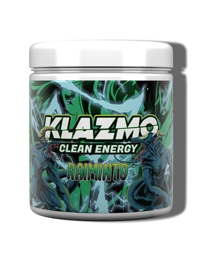 KLAZMO® Energy Gaming Booster Apfel | 40 Portionen mit spezieller Koffein-Matrix aus Guarana & Grüntee | Vitamine + Acaii | Vegan, Zuckerfrei, Made in Germany (Limette-Minze) von KLAZMO