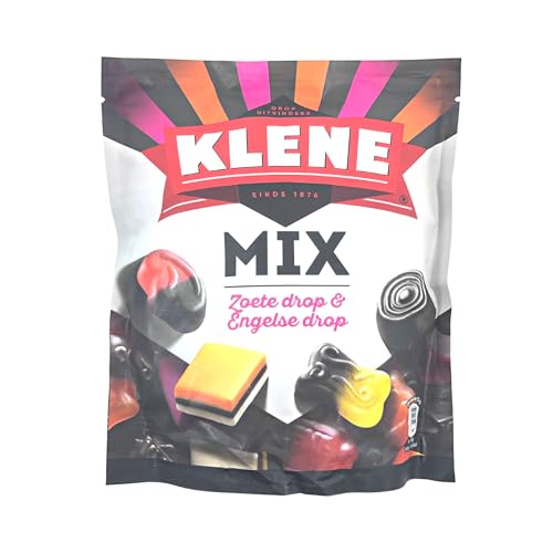 Klene Lakritz Mix Zoete Drop & Engelse Drop süße Lakritzmischung 270g von KLENE