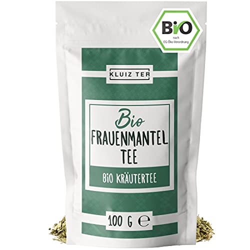 100 Gramm Frauenmanteltee Bio aus Bayern - Frauenmantel Tee I 100% natürlich aus Biologischem Anbau by KLUIZ TEA von KLUIZ