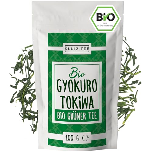 Bio Gyokuro Tokiwa - First Flush Handgeerntet - Gyokuro Grüner Tee Bio Japan I Japanischer Grüner Tee I 100 Gramm Bio Grüner Tee Gyokuro I Organic Green Tea by KLUIZ von KLUIZ